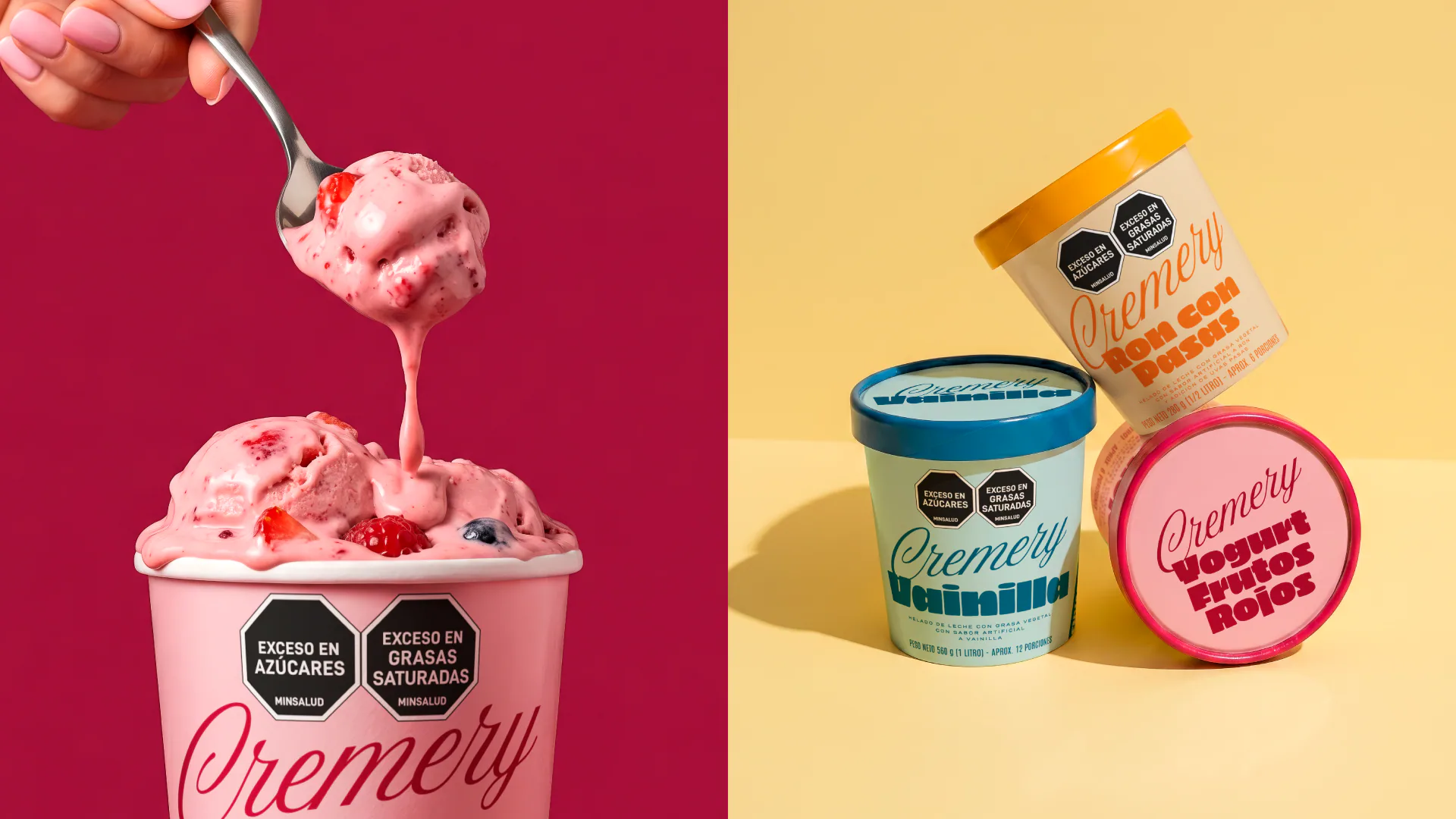 Cremery ice cream branding 01