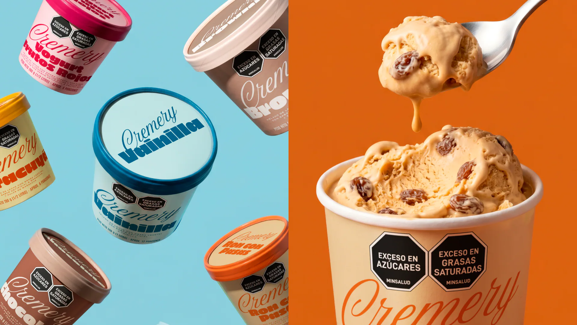 Cremery ice cream branding 04