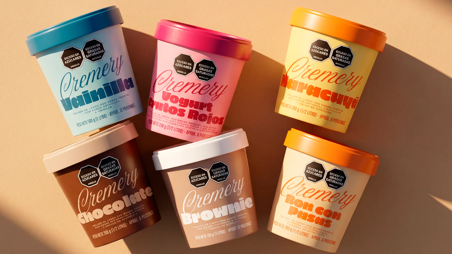 Cremery ice cream branding 05